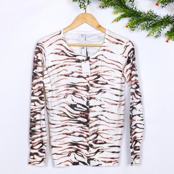 🆕🌿VILA MILANO ZEBRA CARDI🌿 - Picture 1 of 9